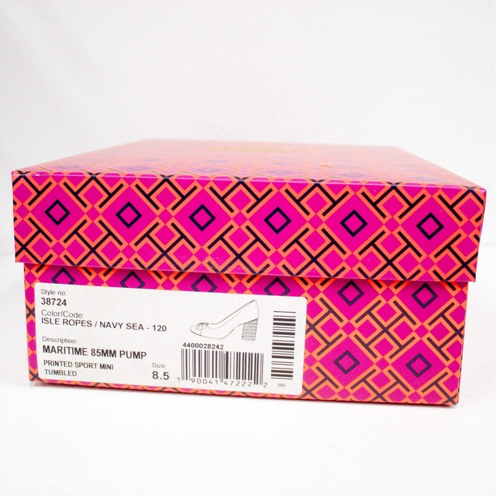RESERVED for @yahoo86 Tory Burch Maritime Isle Ropes Leather Pumps SIZE 8.5 - Picture 10 of 16